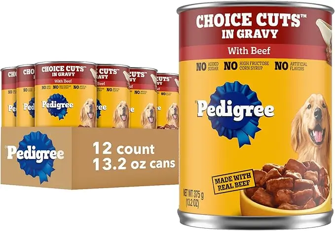 Pedigree Wet Dog Food, Choice Cuts Adult Canned