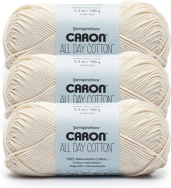 Caron All Day Cotton - 3 Pack of 173 Yards